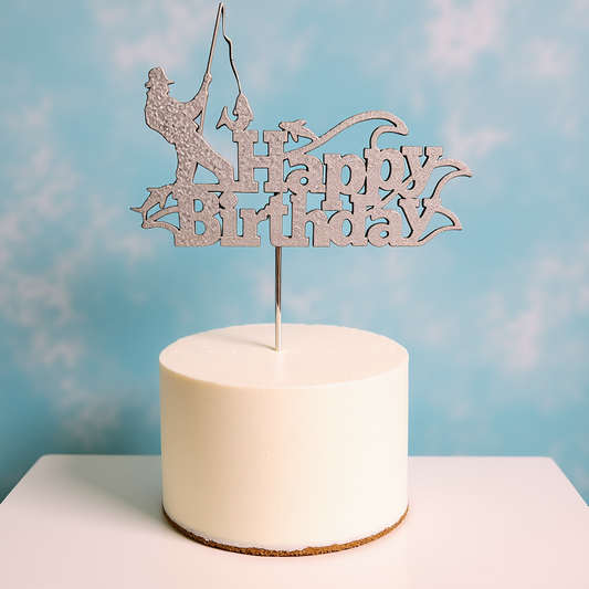 Cake Topper - Fisherman Birthday
