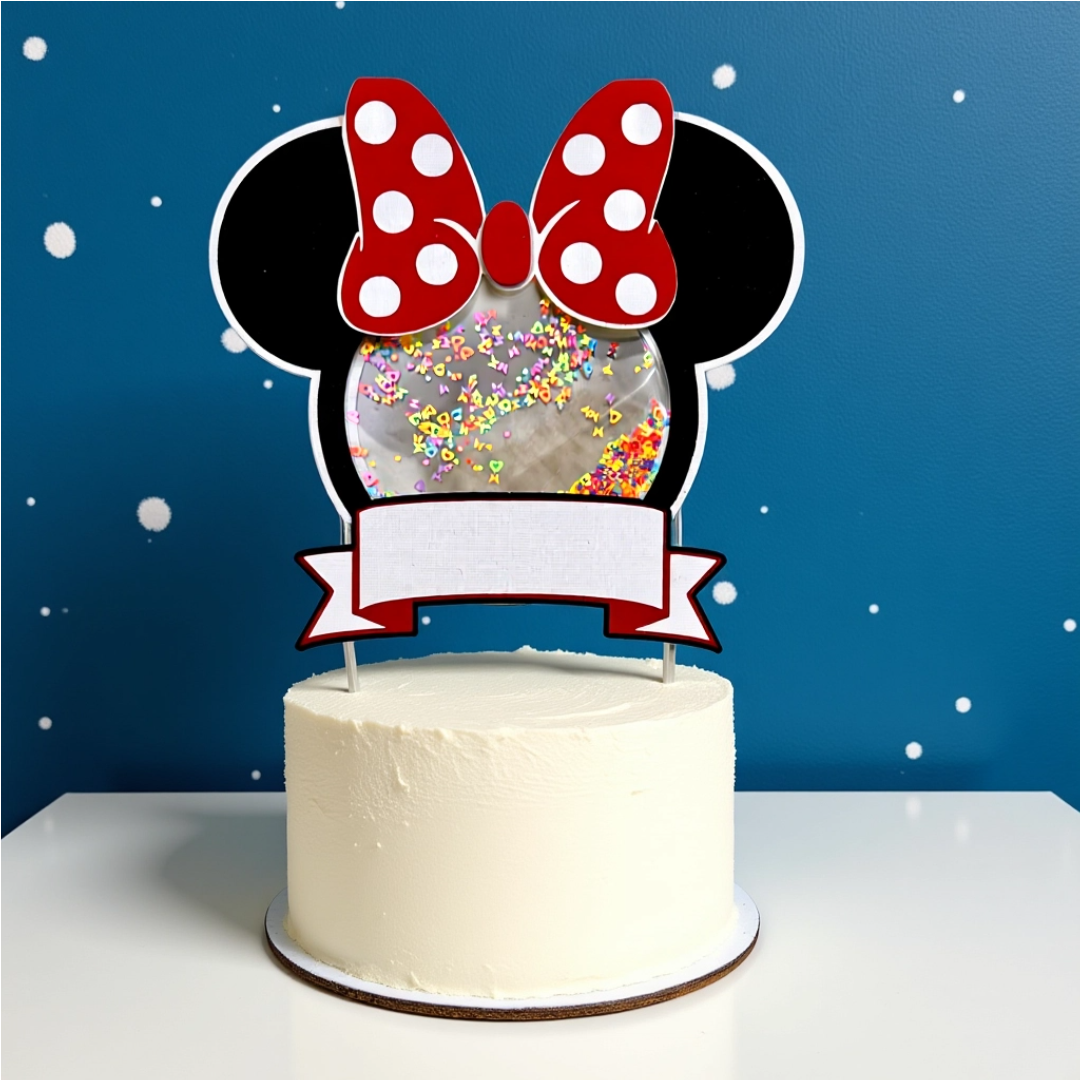 Cake Topper - Minnie Mouse