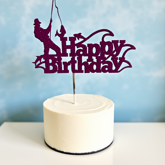 Cake Topper - Fisherman Birthday