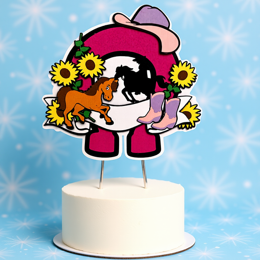 Cake Topper - Cowgirl