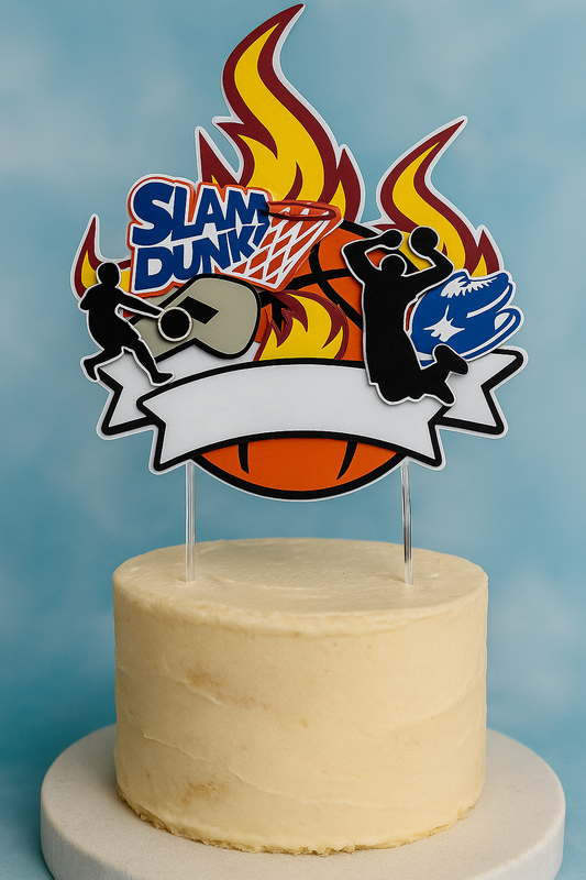 Cake Topper - Basketball