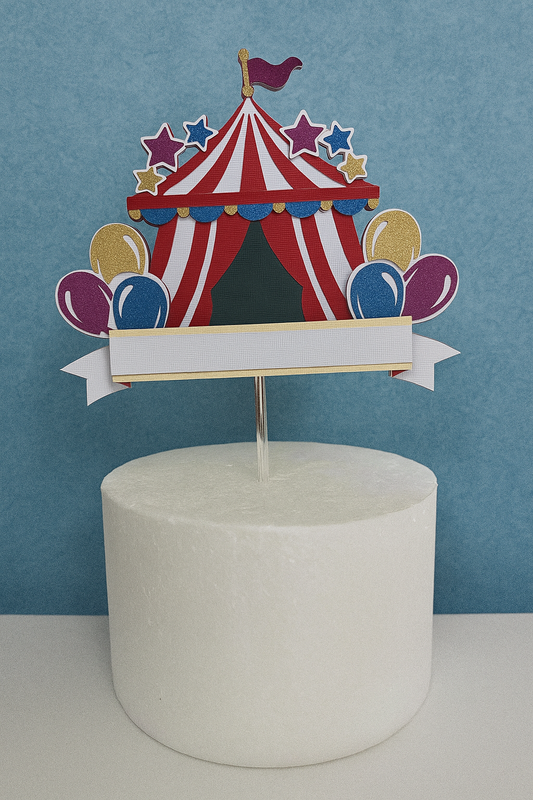 Cake Topper - Circus Carnival