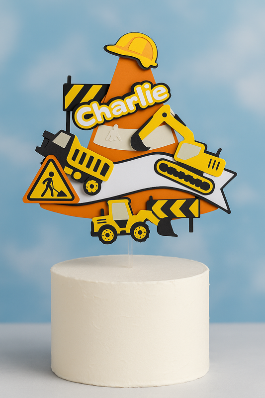 Cake Topper - Construction