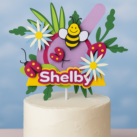 Cake Topper - Bugs